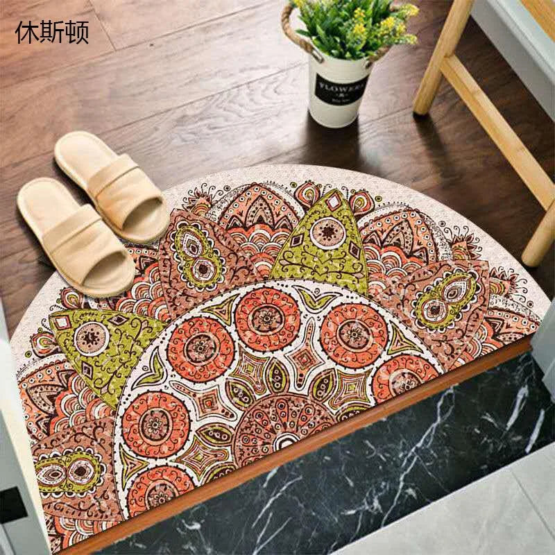 Avtoit | Bohemian non-slip semicircular doormat