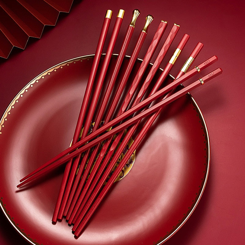 Avtoit | DineLux – Luxurious Chopstick Set with Refined Designs (5 Pairs)