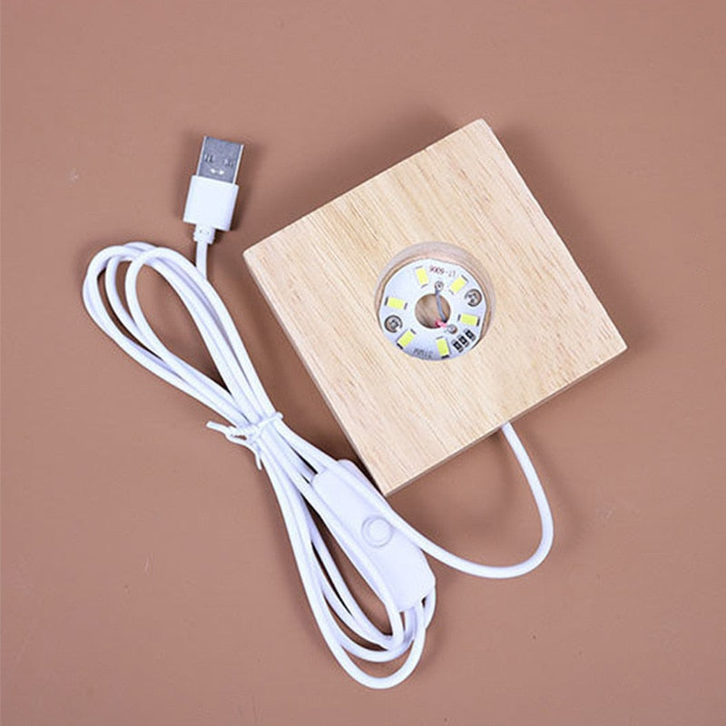 Avtoit | 3D Crystal Cube Moon Nightlight