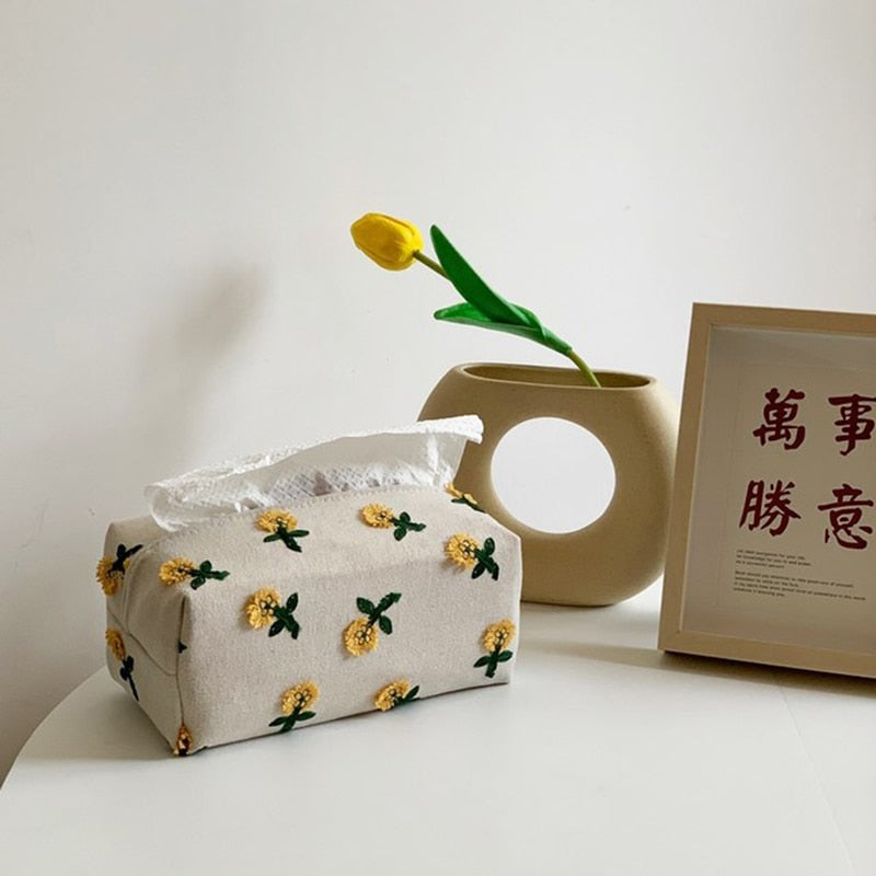 Avtoit | Japanese Style Environment Friendly Flower Tissue Box