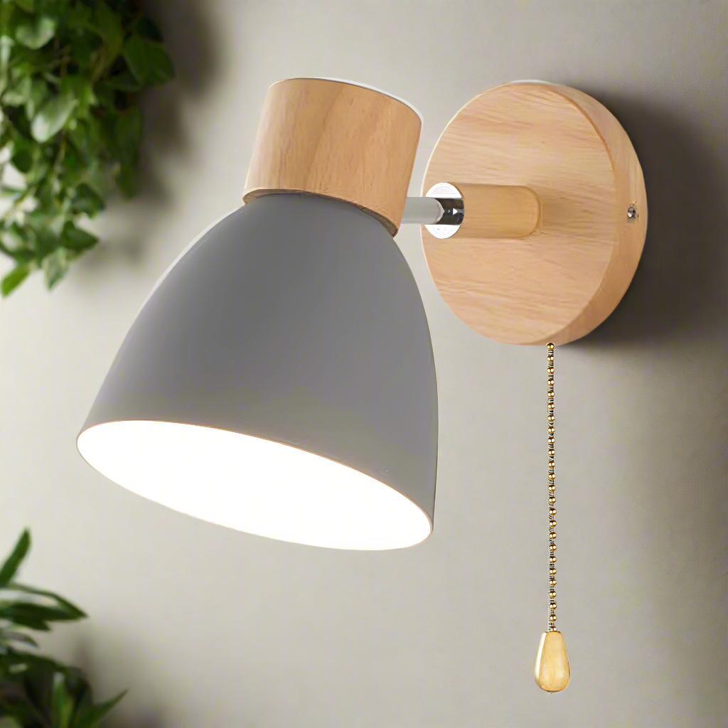 Avtoit | Scandinavian Inspired Wall Light with Easy Pull Switch