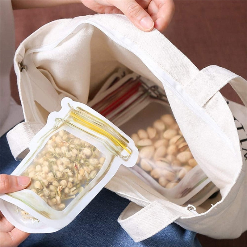 Avtoit | Reusable Transparent Jar Storage Bags