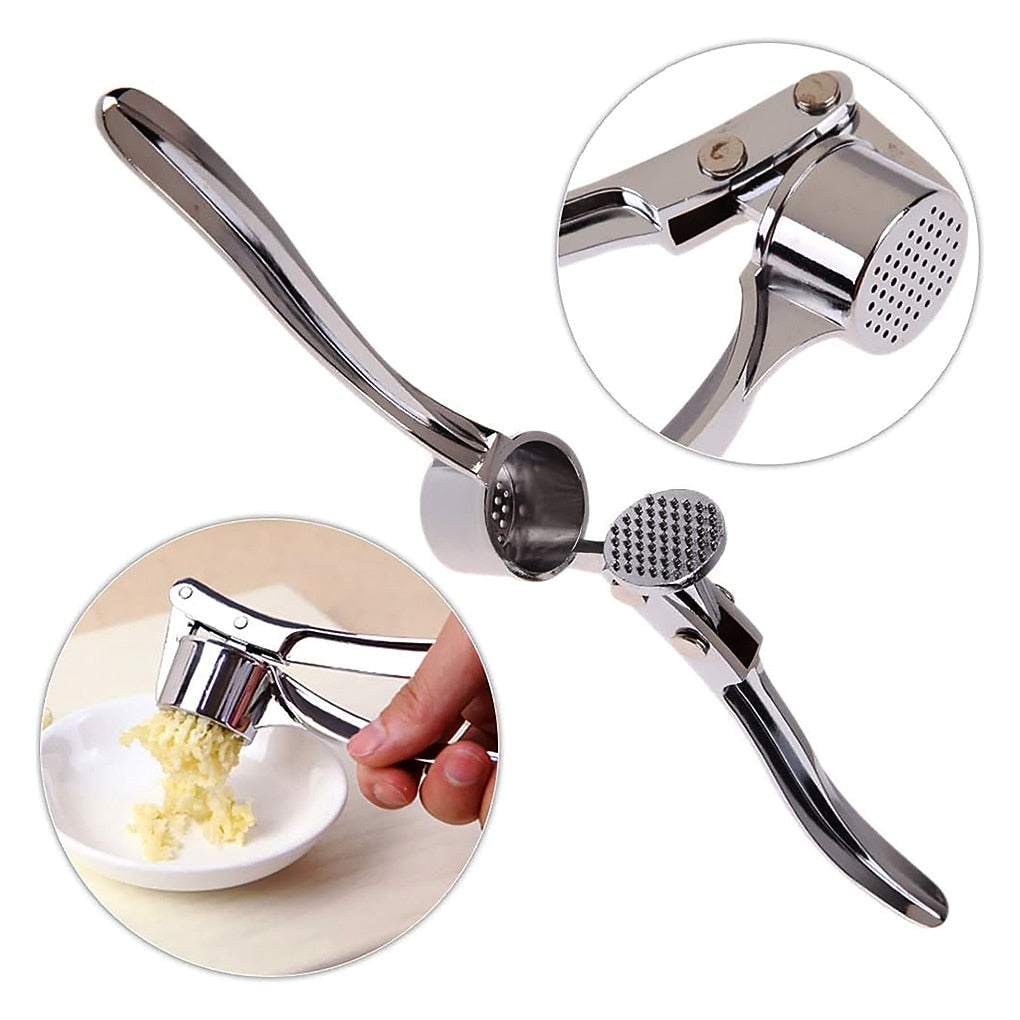 Avtoit | Stainless Steel Garlic Press Chopper: Premium Hand Mill & Masher for Easy Garlic Preparation in the Kitchen