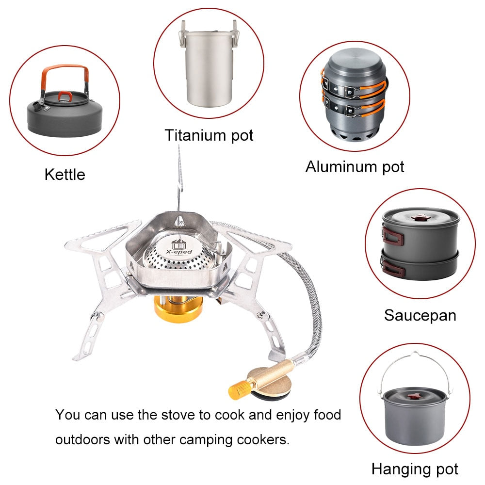 Avtoit | Windproof Outdoor Camping Gas Stove