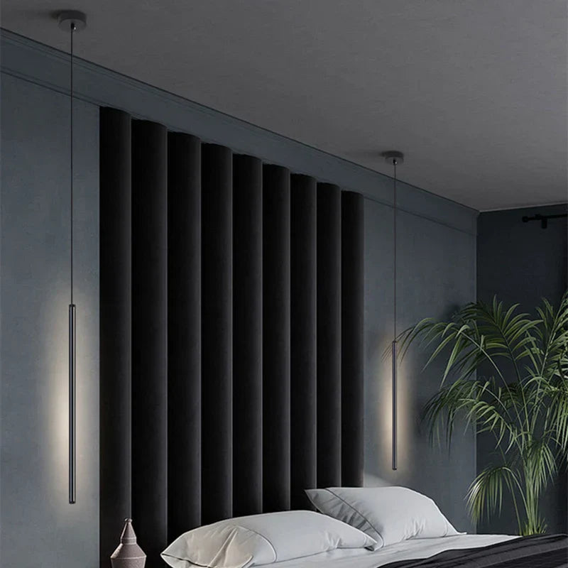 Avtoit | Nordic LED Pendant Light: Minimalist design with creative lines, perfect for the bedroom, dining area