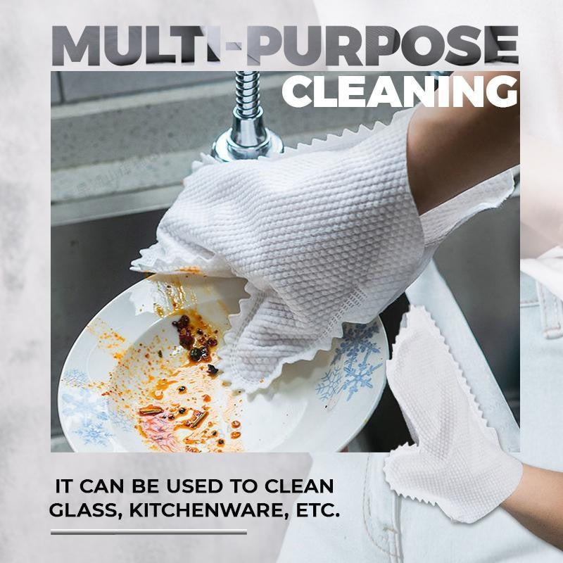 Avtoit | 10Pcs Reusable Microfiber Dust Cleaning Gloves