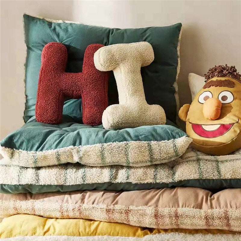 Avtoit | Alphabet Letter Fleece Pillow