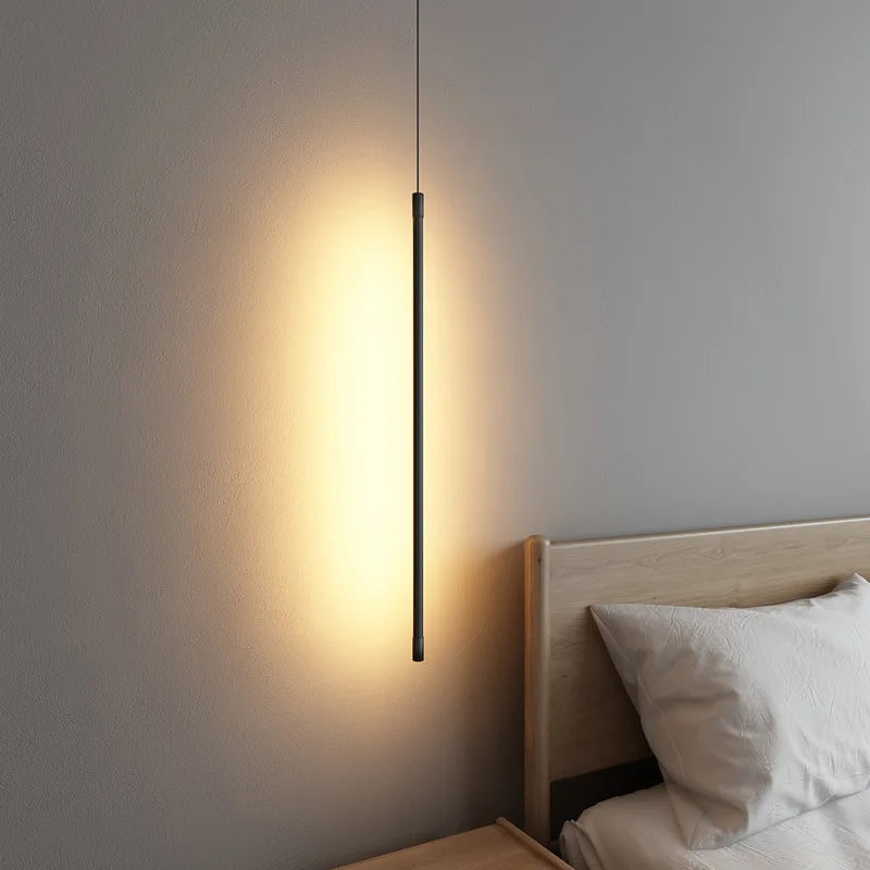Avtoit | Nordic LED Pendant Light: Minimalist design with creative lines, perfect for the bedroom, dining area