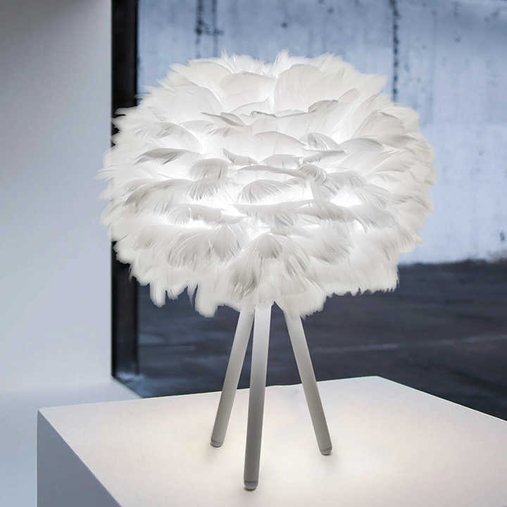 Avtoit | Table Lamp - FeatherLux - Dimmable Light - Elegant Feather Design