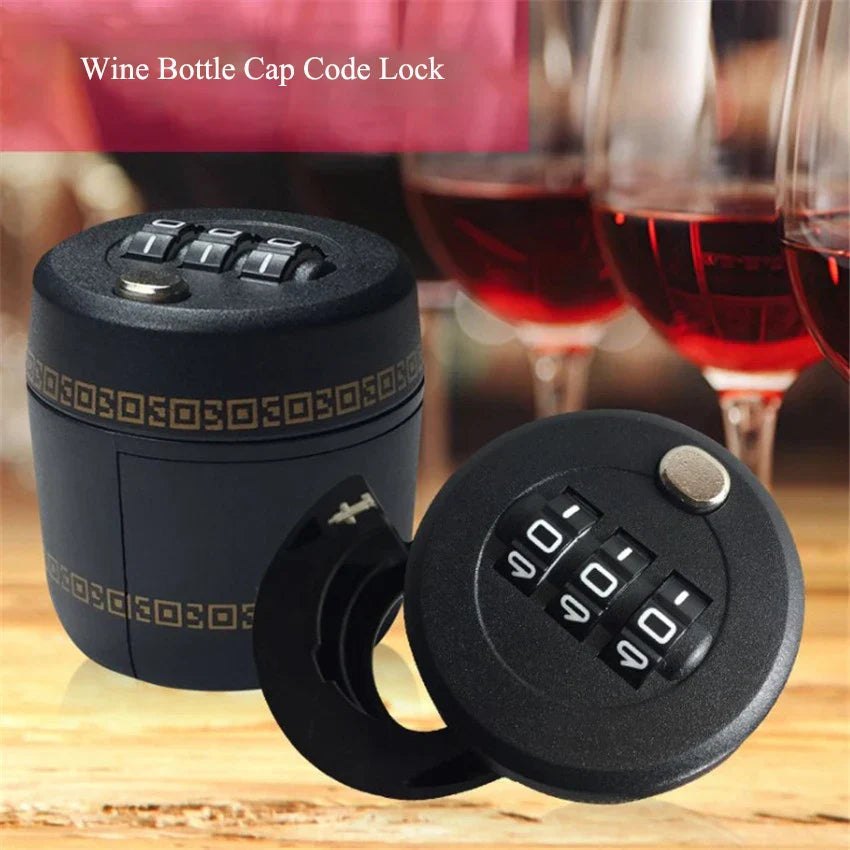Avtoit | Drink Safe Reusable Childproof Password Lock Wine Bottle Stopper