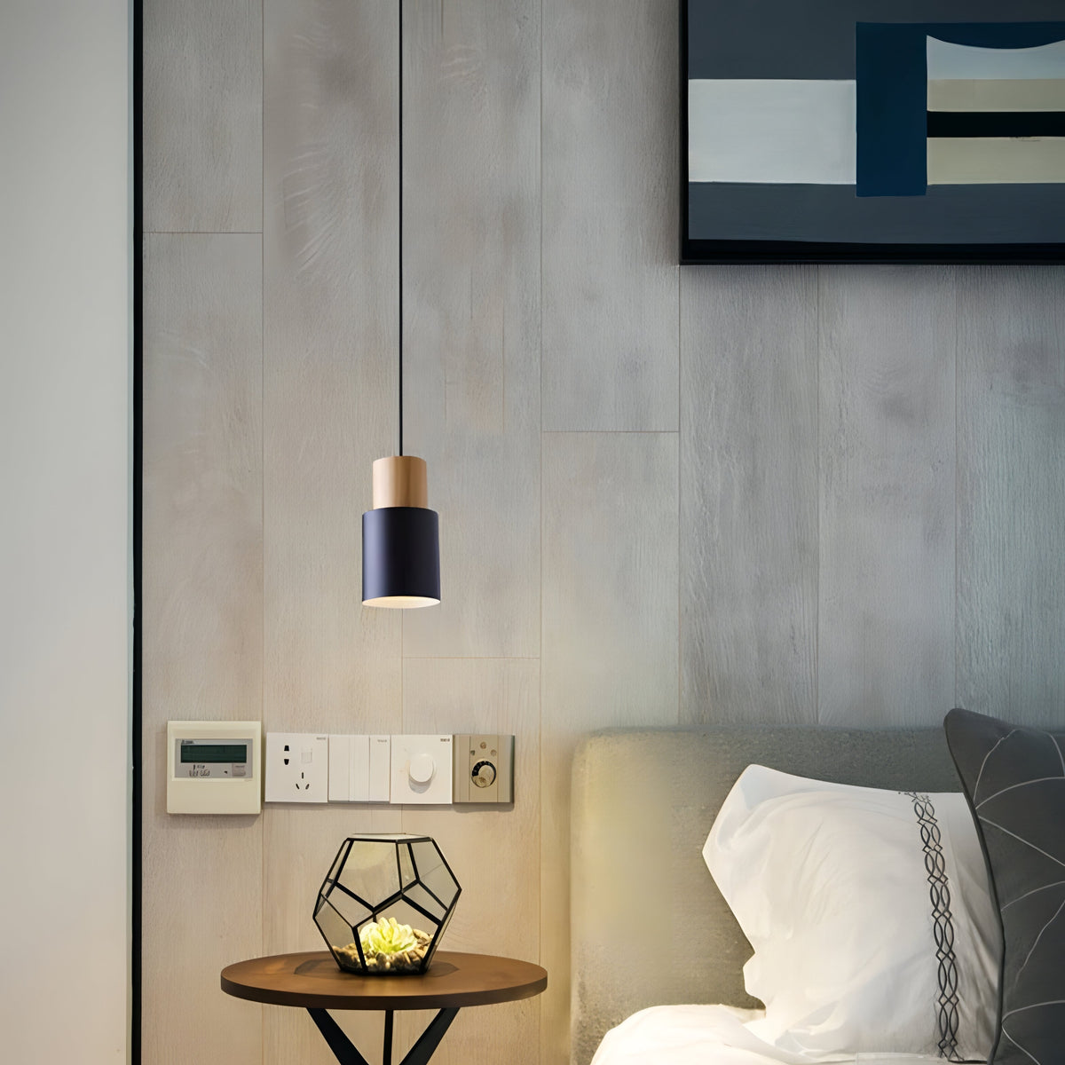Avtoit | Jaziel - Round Wood Nordic Hanging Pendant Lamp