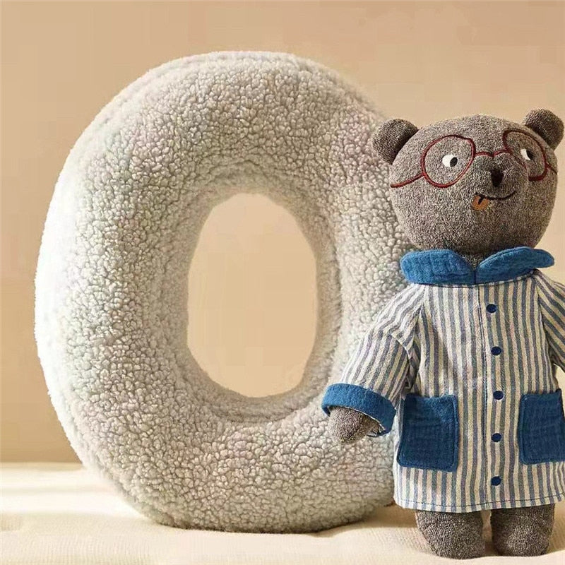 Avtoit | Alphabet Letter Fleece Pillow