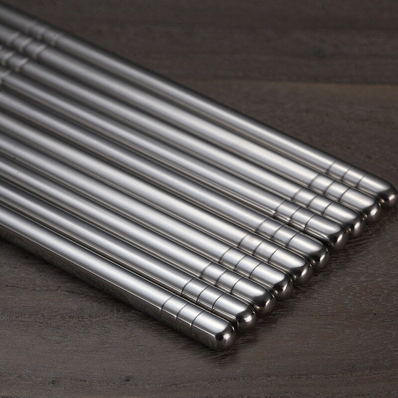 Avtoit | So Fancy Stainless Steel Chopsticks 5 Pairs