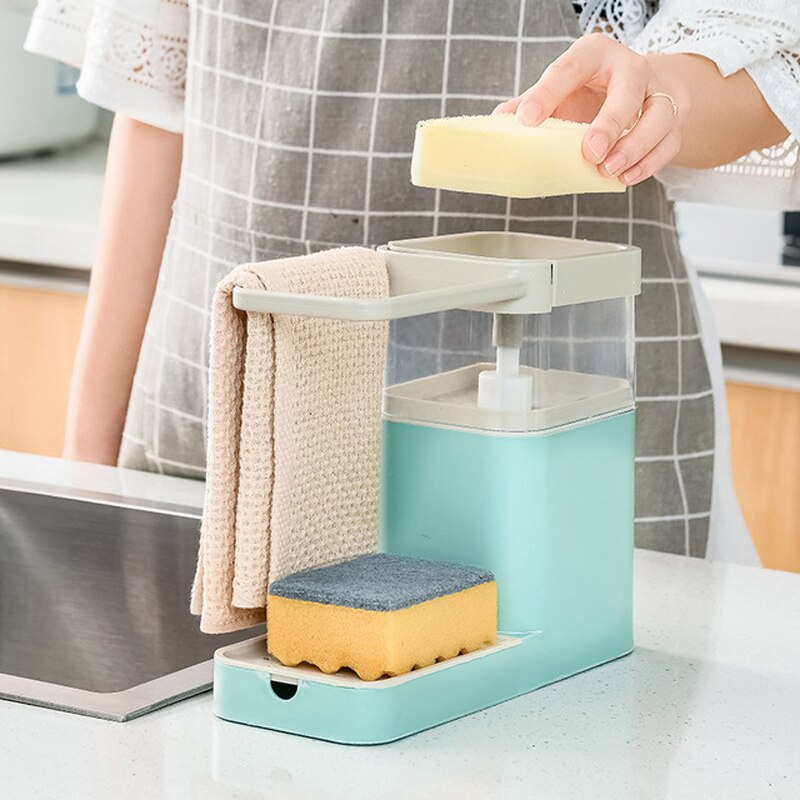 Avtoit | Kitchen Cloth Hanger Soap Dispenser