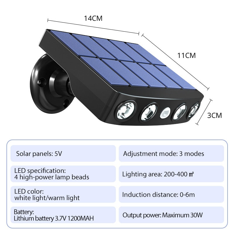 Avtoit | LED Solar Motion Sensor Outdoor Light