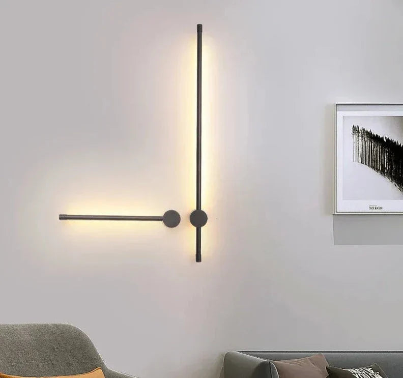 Avtoit | NordicRod – Minimalist Wall Lamp with Plug for Chic Interiors
