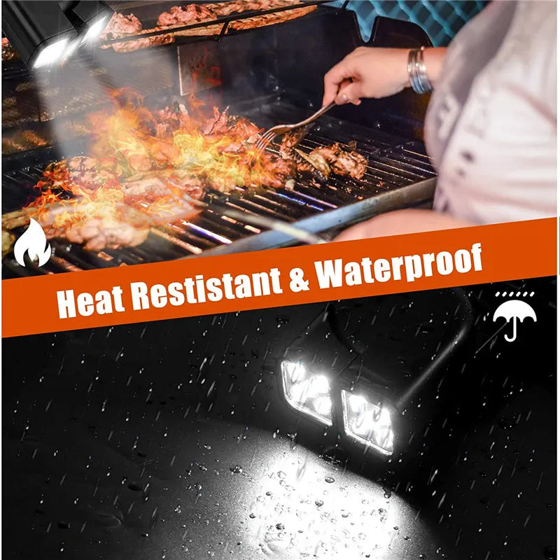 Avtoit | GrillLume LED Grill lamp | 360° Rotatable | Heat Resistant & Super Bright | For BBQ & Outdoor