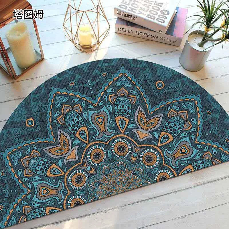 Avtoit | Bohemian non-slip semicircular doormat