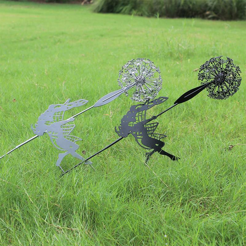 Avtoit | Fairies and Dandelions Dancing Together Sculpture for Outdoor Garden