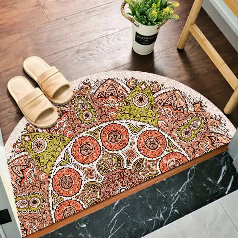 Avtoit | Bohemian non-slip semicircular doormat