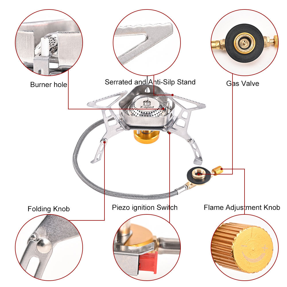 Avtoit | Windproof Outdoor Camping Gas Stove