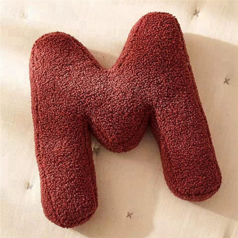 Avtoit | Alphabet Letter Fleece Pillow