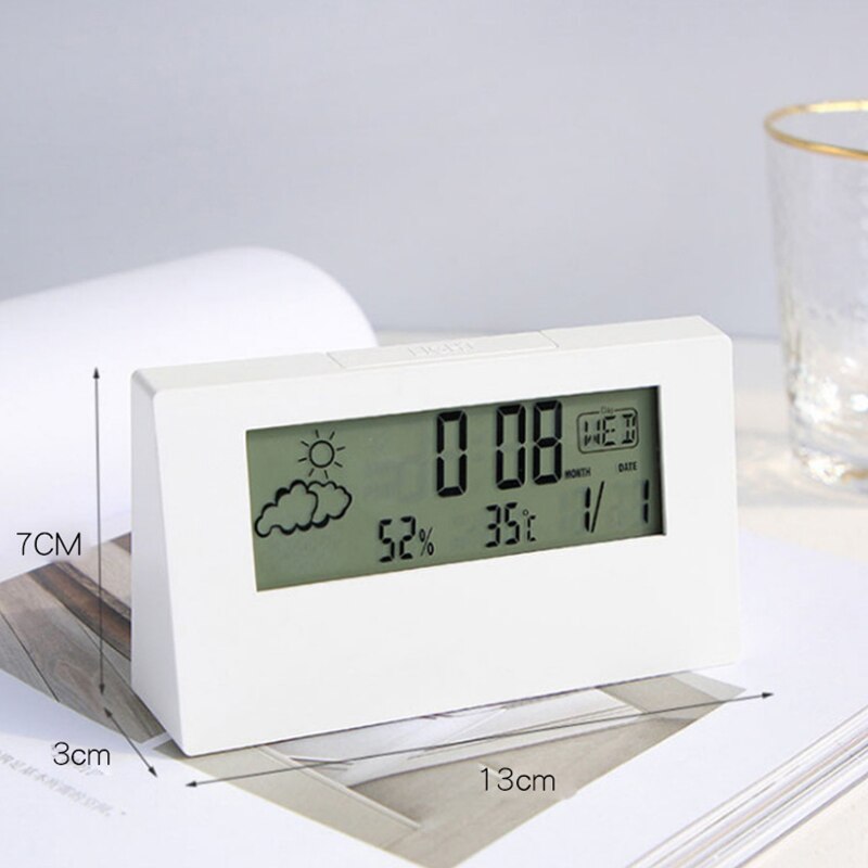 Avtoit | Transparent Crystal Vision Multifunctional Desktop Clock