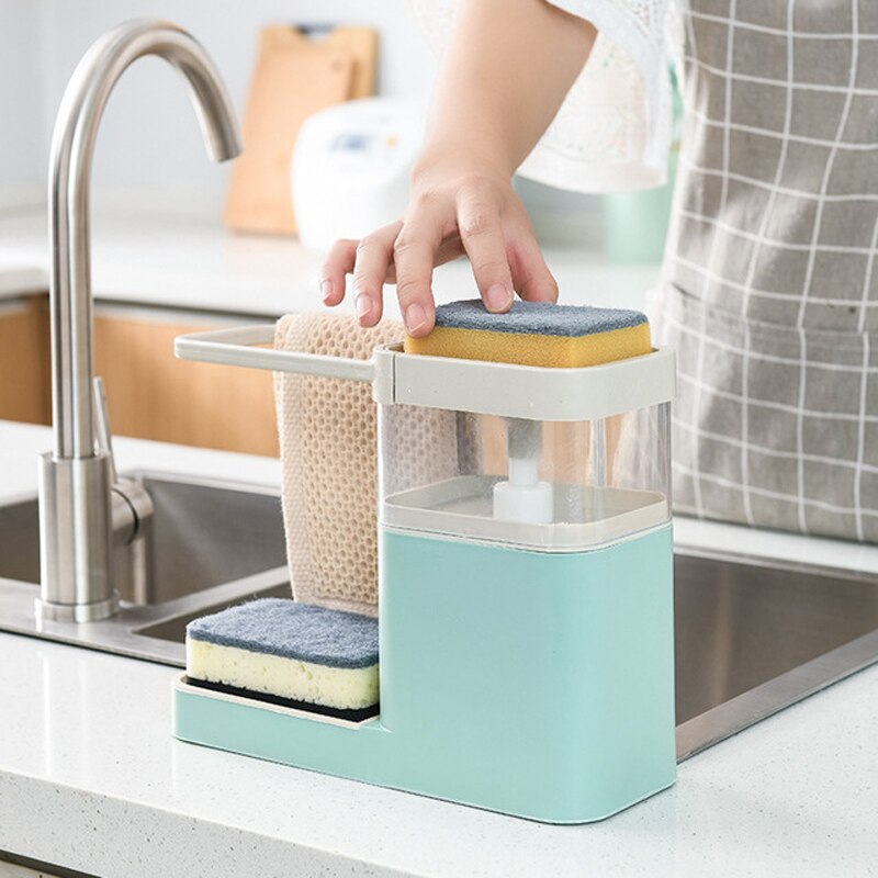 Avtoit | Kitchen Cloth Hanger Soap Dispenser