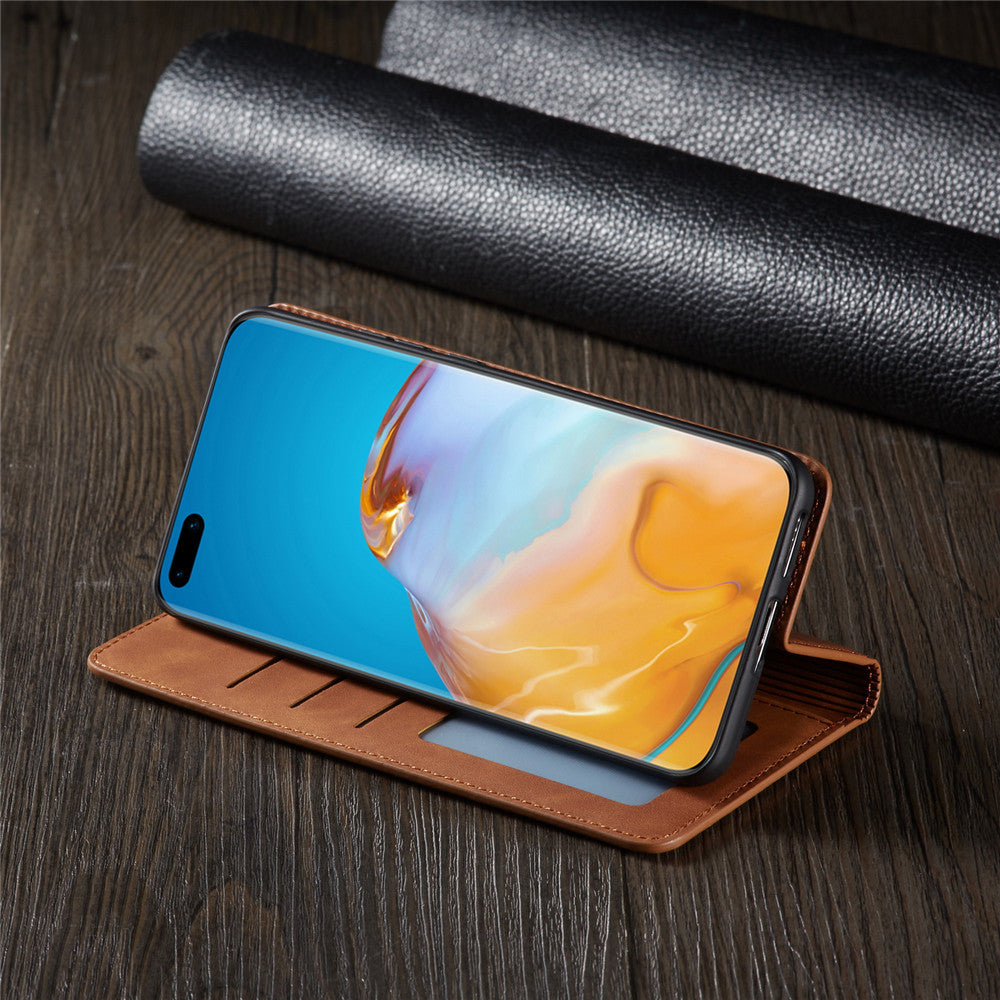 Avtoit | Huawei Case: Magnetic Leather Bag for Stylish Protection