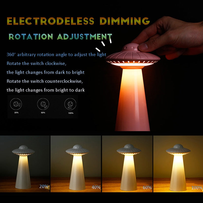 Avtoit | UFO Inspired Rechargeable LED Desk Lamp
