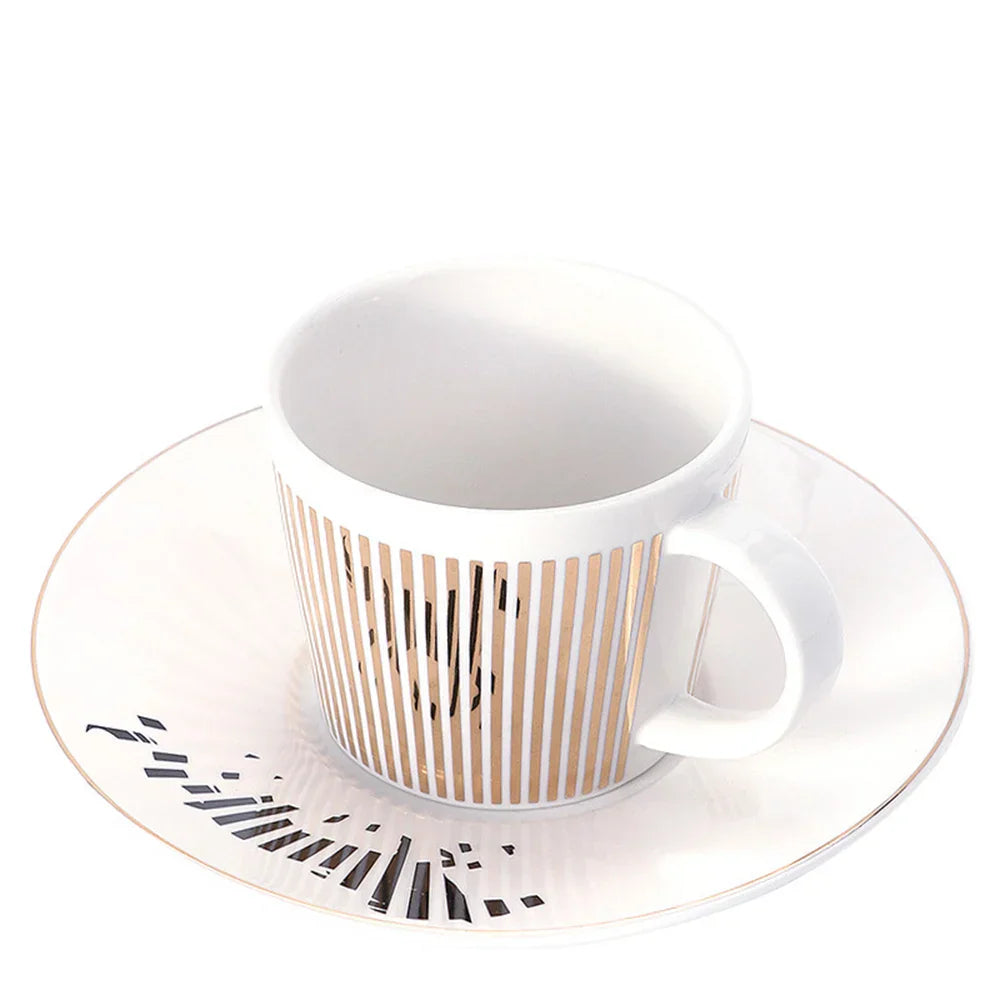 Avtoit | Creative dynamic SLR cup Leopard anamorphic zebra cup Luycho coffee tea cup set with coaster 90ml-225ml