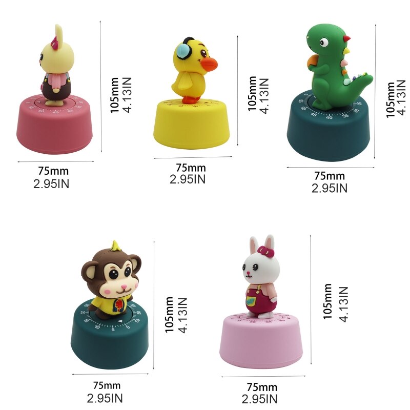 Avtoit | Fun Animals Mechanical Kitchen Timer