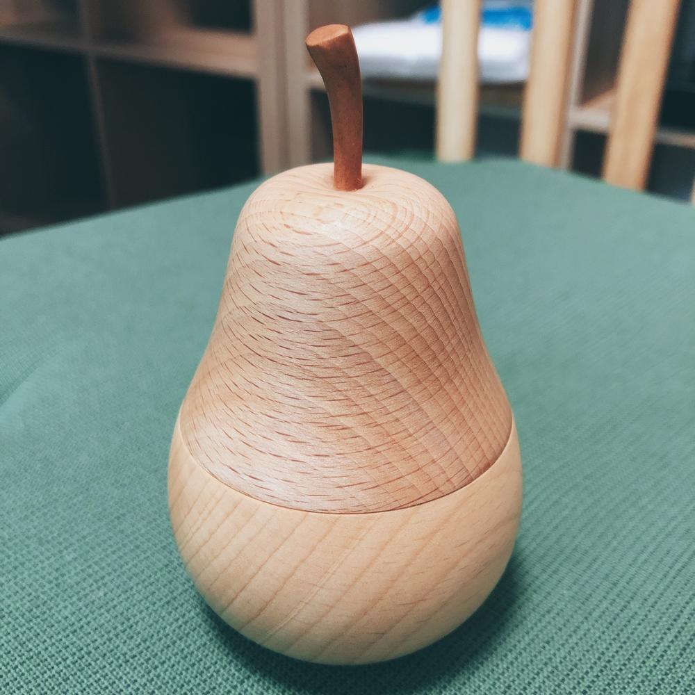 Avtoit | Wooden Pear Toothpick Holder