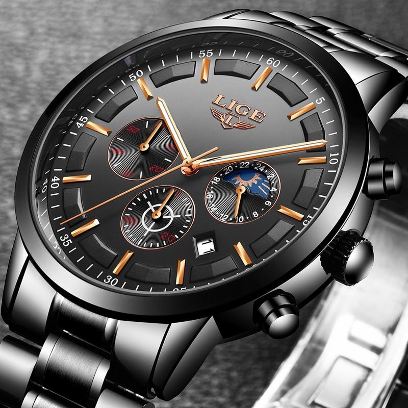 Avtoit | VanguardTime | Military Black Steel Watch – Sleek & Sophisticated