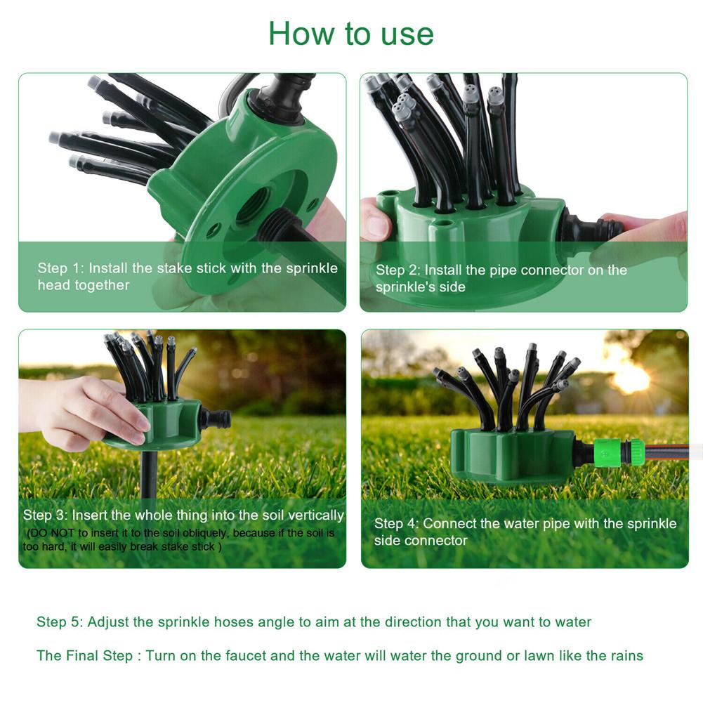 Avtoit | Foldable Pipe Garden Water Sprinkler System
