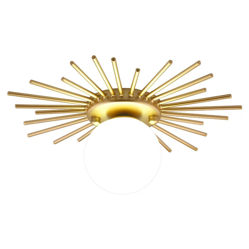 Avtoit | HaloBeam – Elegant Glass and Iron Wall Lamp for Classic Touch