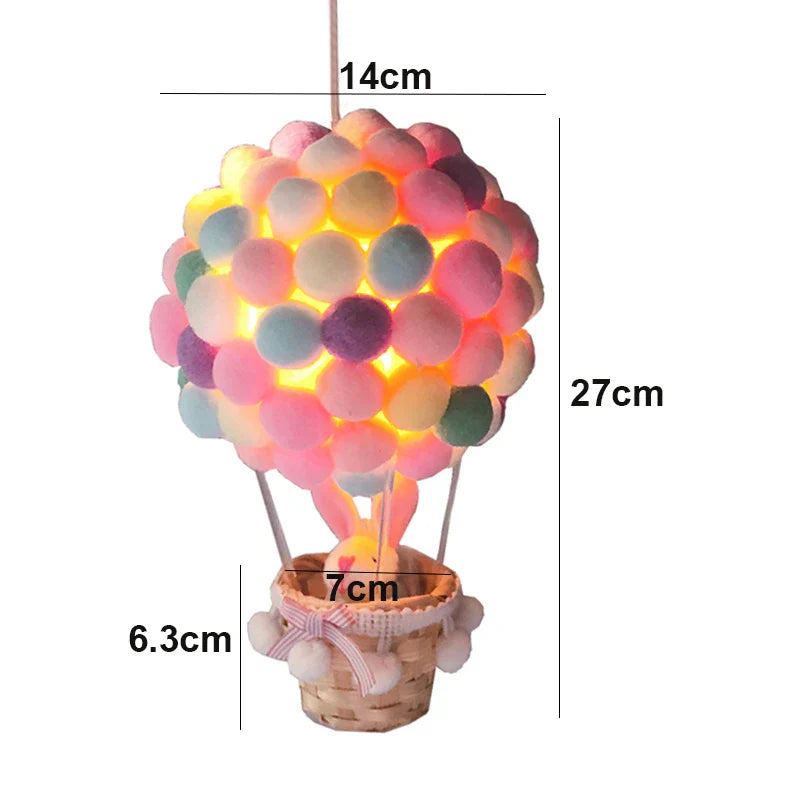 Avtoit | DIY Hot Air Balloon-Shape Flying Animals Night Lamp