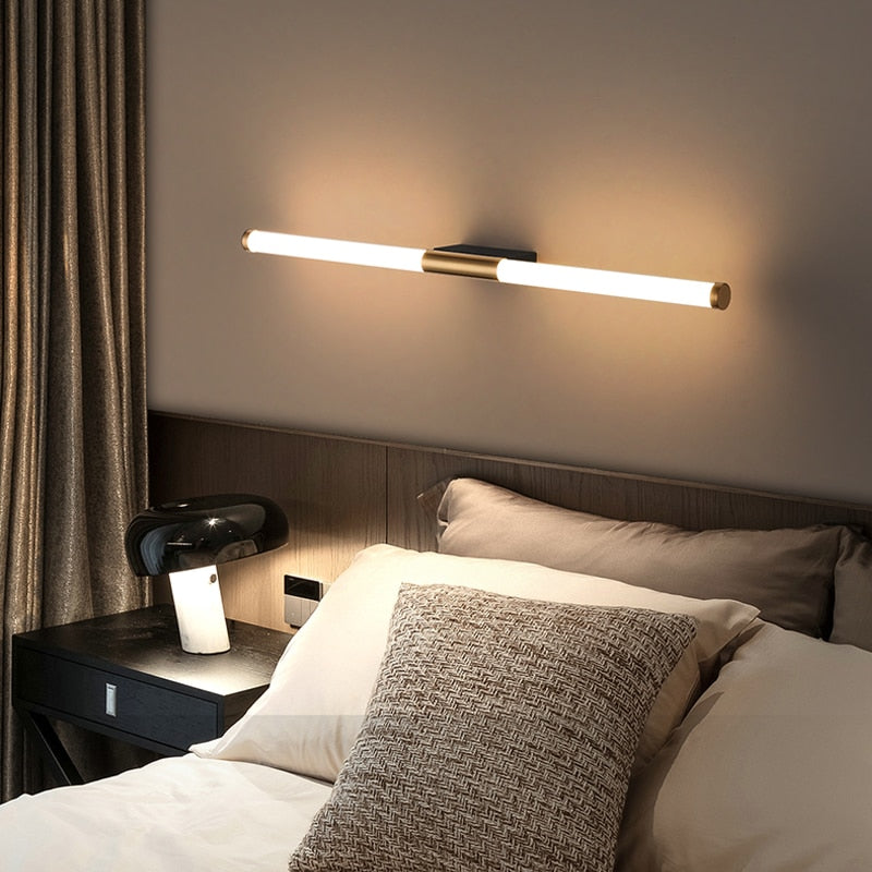 Avtoit | BarGleam – Minimalist Gold Wall Lamp with a Modern Twist