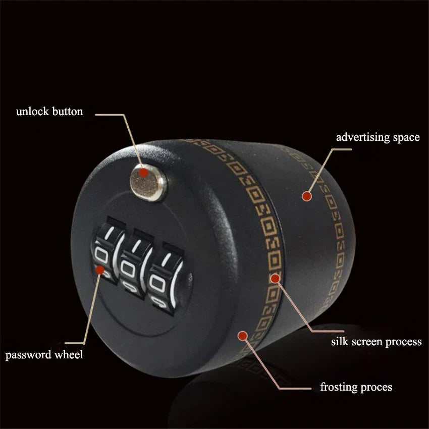 Avtoit | Drink Safe Reusable Childproof Password Lock Wine Bottle Stopper