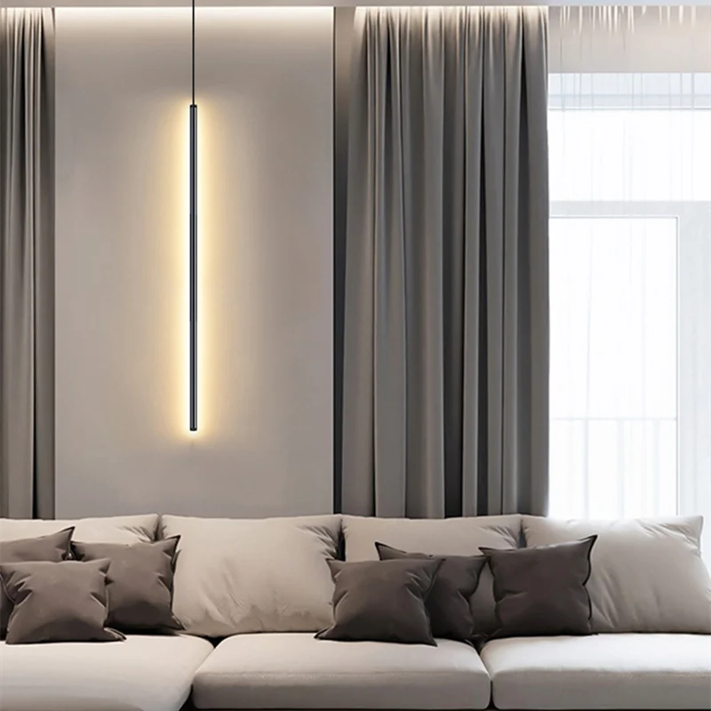 Avtoit | Nordic LED Pendant Light: Minimalist design with creative lines, perfect for the bedroom, dining area