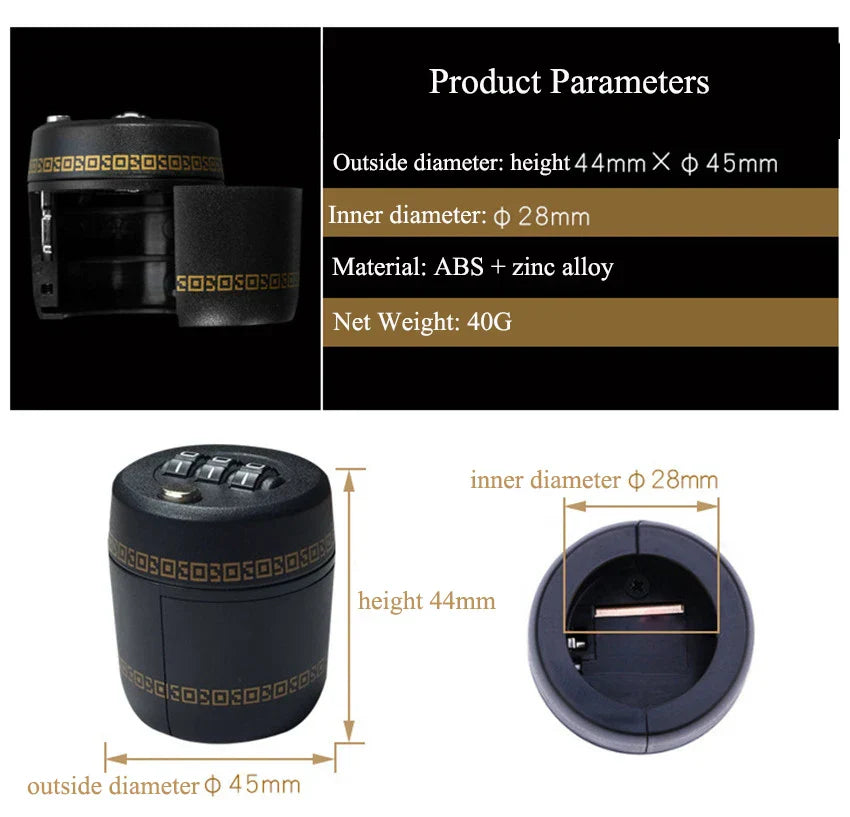 Avtoit | Drink Safe Reusable Childproof Password Lock Wine Bottle Stopper