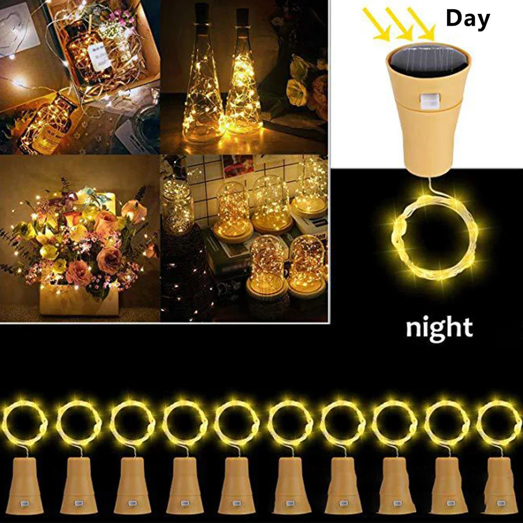 Avtoit | Solar-Powered Bottle Cork String Lights