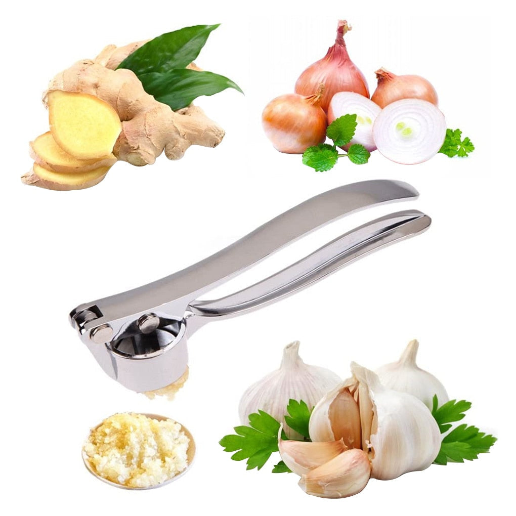 Avtoit | Stainless Steel Garlic Press Chopper: Premium Hand Mill & Masher for Easy Garlic Preparation in the Kitchen