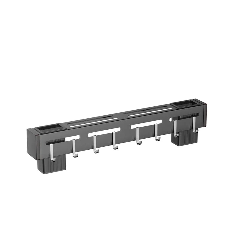 Avtoit | Organize Your Kitchen: Stainless Steel Wall-Mounted Knife Holder Shelf - Nail-Free Storage Shelf with Hooks for Cutlery - Cabinet Organizer for a Tidy Kitchen