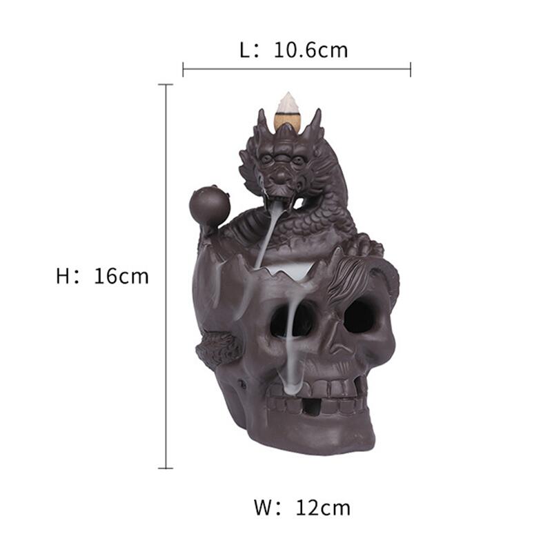 Avtoit | Dragon Skull LED Incense Burner