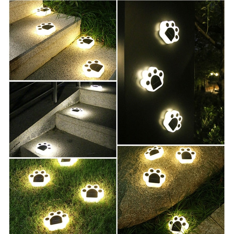 Avtoit | Cat Paw Solar Powered Outdoor Floor Lamps