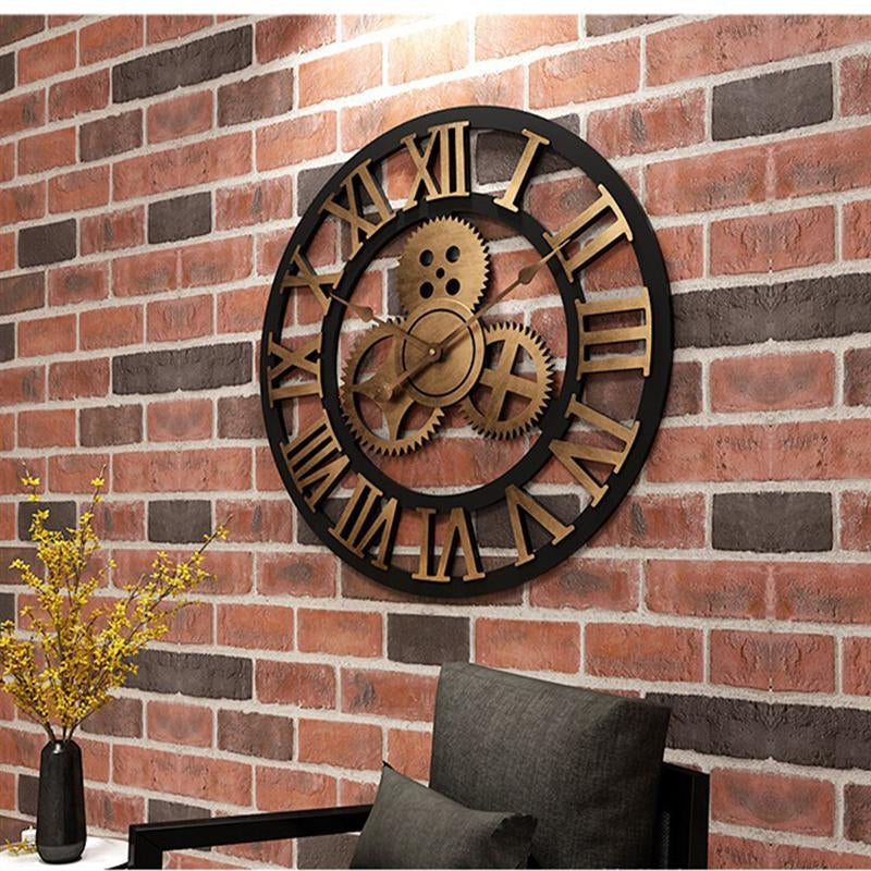 Avtoit | Handmade Oversized 3D Retro Decorative Wall Clock