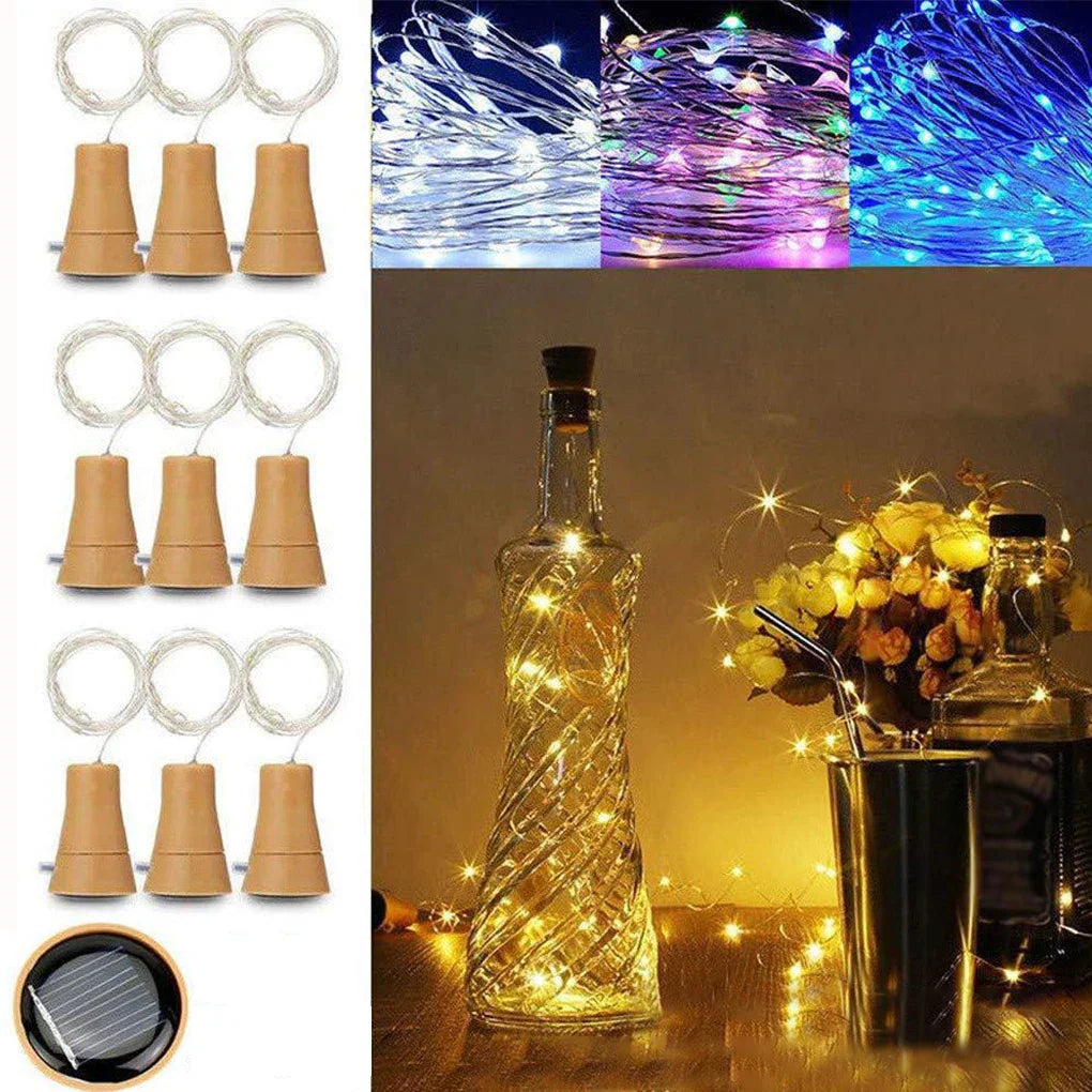 Avtoit | Solar-Powered Bottle Cork String Lights