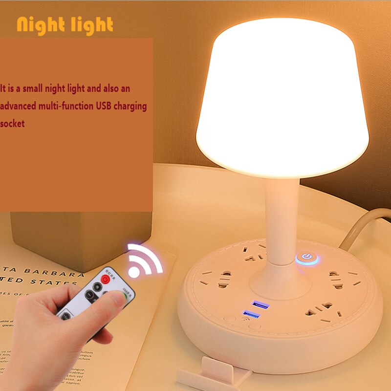 Avtoit | Multi Power Strip Phone Holder Table Lamp