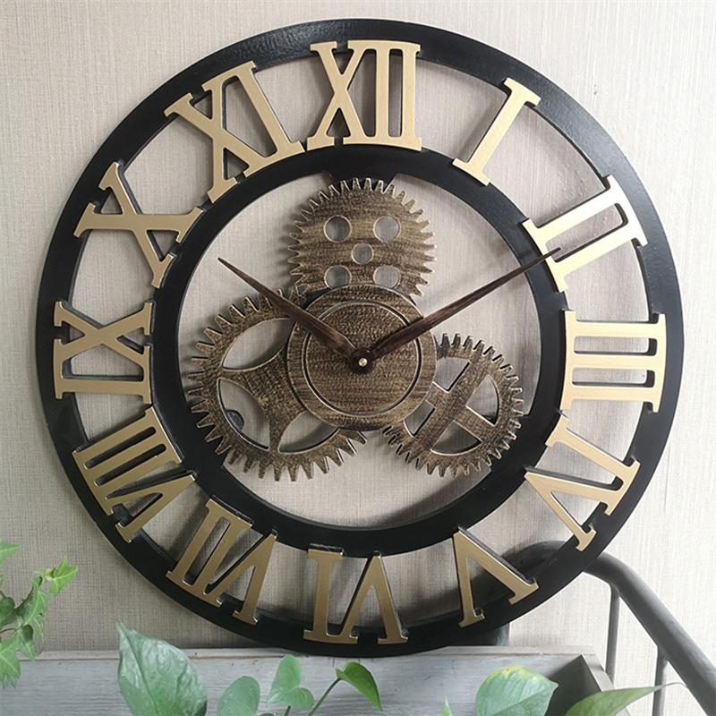 Avtoit | Handmade Oversized 3D Retro Decorative Wall Clock